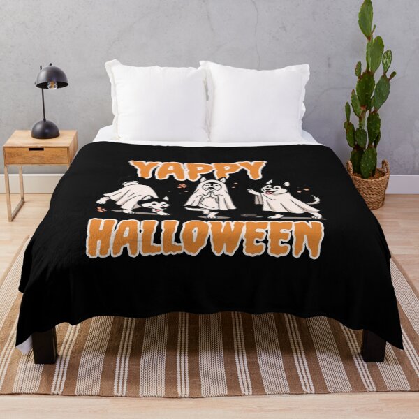 Item preview,  Yappy Halloween Siberian Husky, Halloween Dog, Husky Ghost Dogs designed and sold by wesdesignshop.
