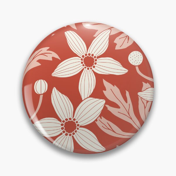 Item preview, Cottagecore Anemone - red pink cream designed and sold by Johanna Kindvall.