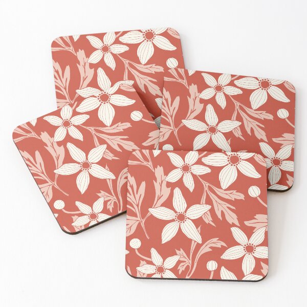 Item preview, Cottagecore Anemone - red pink cream designed and sold by Johanna Kindvall.