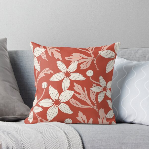 Item preview, Cottagecore Anemone - red pink cream designed and sold by Johanna Kindvall.