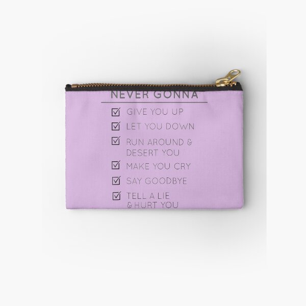 Item preview, Never Gonna Checklist: Give You Up By Merch, Limited Edition, Perfect Gift For You And Friends designed and sold by floresuvart.