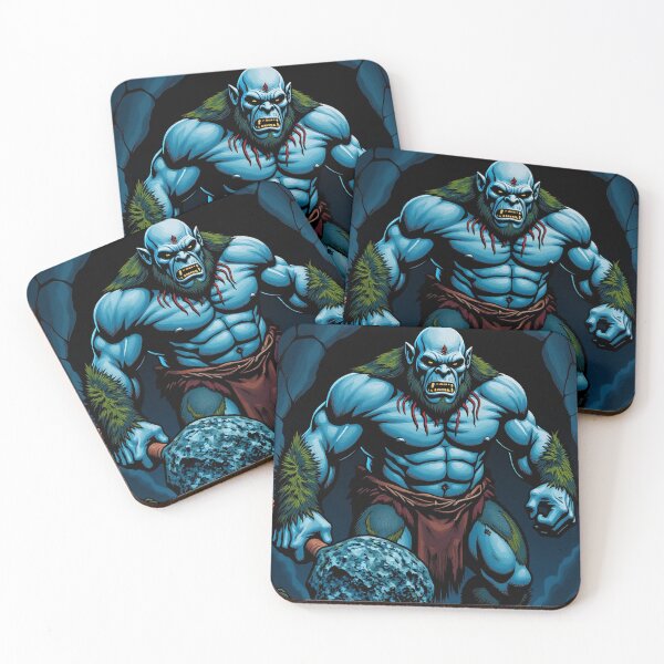 Item preview, Frost Troll With Giant Club designed and sold by Fanta-sticky.
