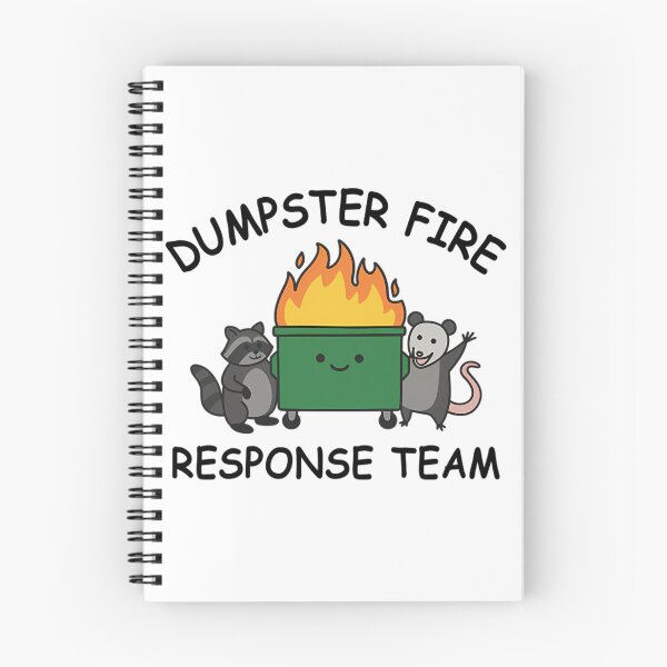 Item preview, Dumpster Fire Response Team with Raccoon and Possum designed and sold by Mason-Pride.