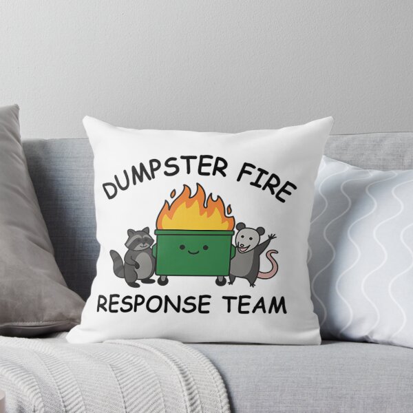 Item preview, Dumpster Fire Response Team with Raccoon and Possum designed and sold by Mason-Pride.