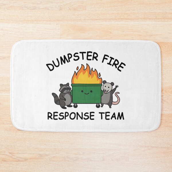 Item preview, Dumpster Fire Response Team with Raccoon and Possum designed and sold by Mason-Pride.
