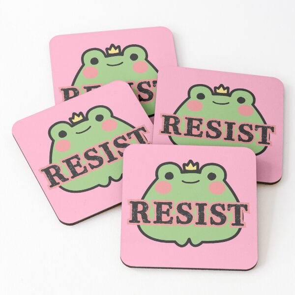 Item preview, Resist Cute Frog designed and sold by CeliacAmnesiac.
