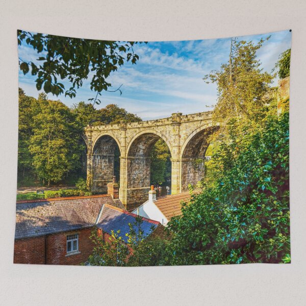 Item preview, knaresborough, Historic Stone Viaduct Over The River Nidd designed and sold by Paul Thompson Photography.