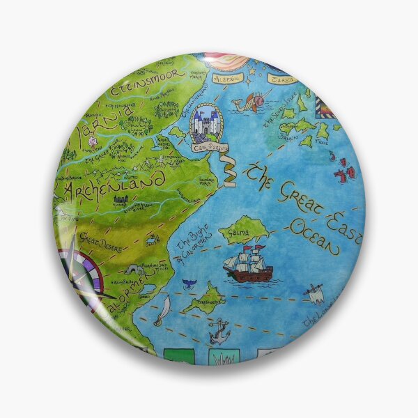 Item preview, A Complete Map of Narnia designed and sold by UnderstairsArt.