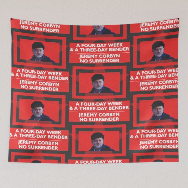 Item preview, Jeremy Corbyn No Surrender a Four Day Week and a Three Day Bender designed and sold by ReFuture.