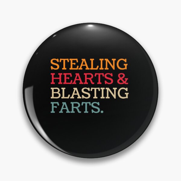 Item preview, Stealing Hearts & Blasting Farts Husband Wife Humor Gift designed and sold by MouDantArts.