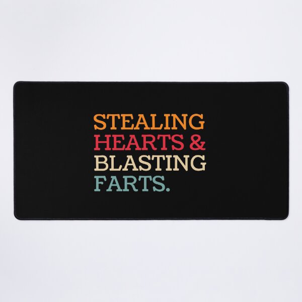 Item preview, Stealing Hearts & Blasting Farts Husband Wife Humor Gift designed and sold by MouDantArts.