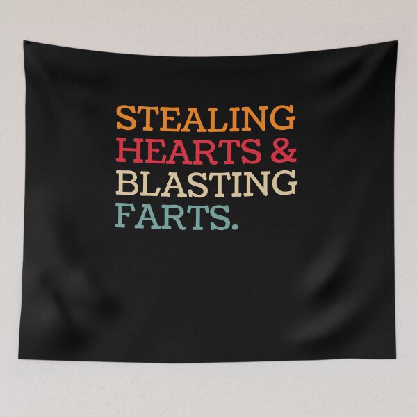 Item preview, Stealing Hearts & Blasting Farts Husband Wife Humor Gift designed and sold by MouDantArts.