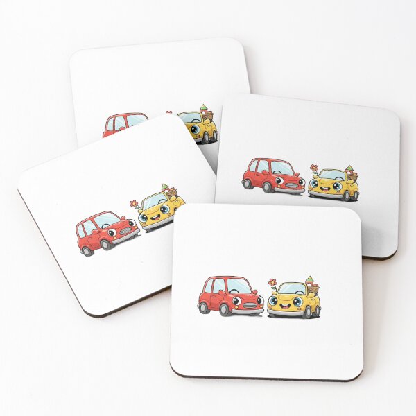 Item preview, Cute Cartoon Cars - Ready to Roll! designed and sold by ToonyTeez.