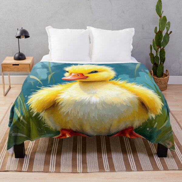Item preview, Fluffy Yellow Duckling designed and sold by roxysnextgenart.