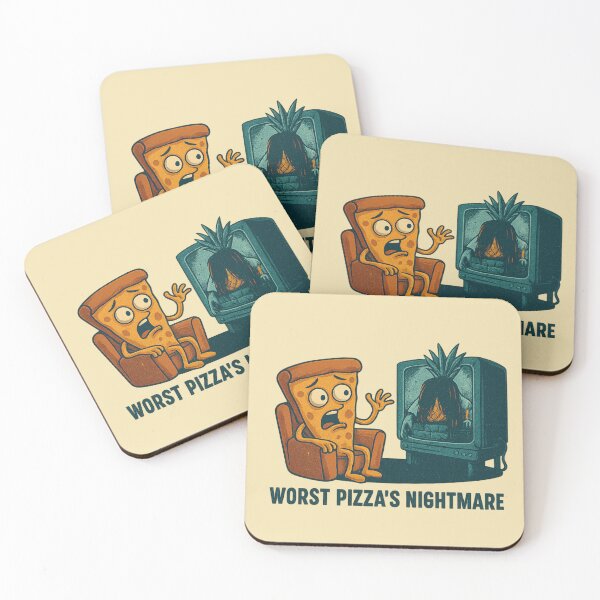 Item preview, Pizza Horror Parody – The Cursed Slice designed and sold by SablePL.