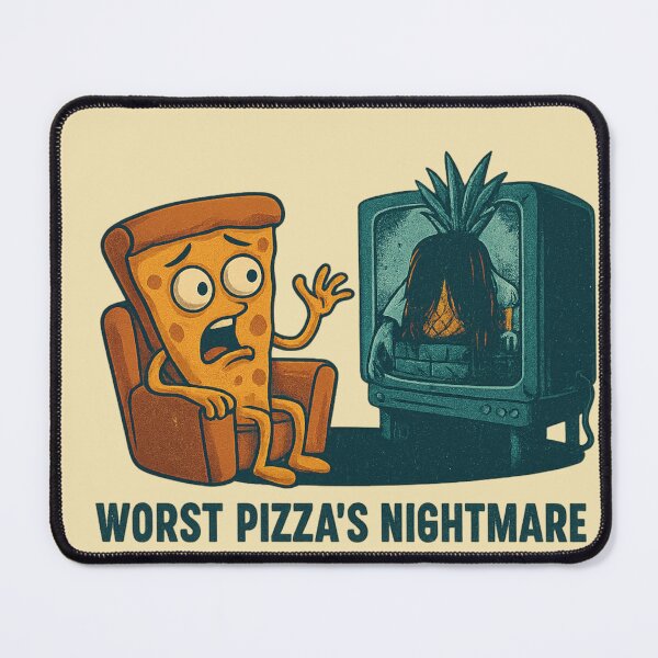 Item preview, Pizza Horror Parody – The Cursed Slice designed and sold by SablePL.