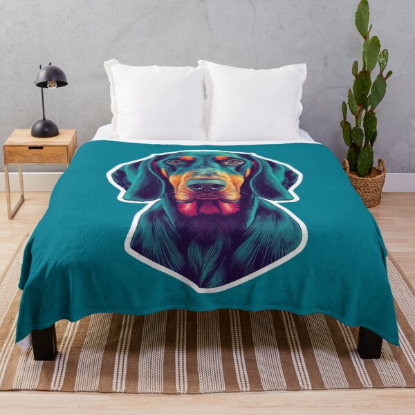Item preview, Bluetick Coonhound in Psychedelic Harmony – Vibrant Pop Art Dog Portrait designed and sold by ArtivaNest.