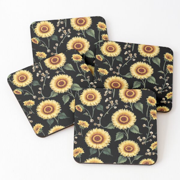 Item preview, Vintage style  sunflowers designed and sold by Nice-patterns.