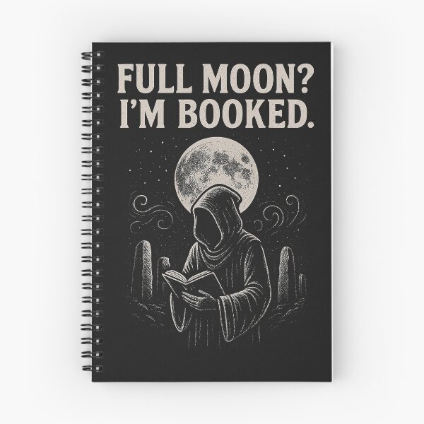 Item preview, Full Moon? I’m booked designed and sold by Pagan-Designs.
