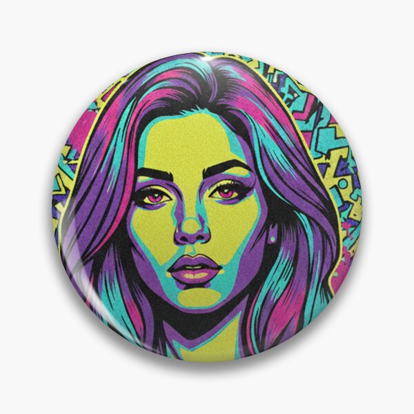 Artikelvorschau, Femme Fatale Neon Pop Art entworfen und verkauft von arosanodesign.