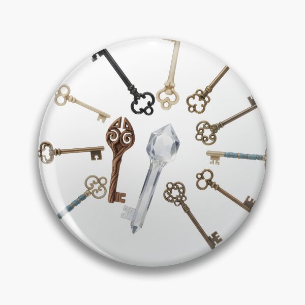 Item preview, Circle of Keys — Crystal & Vintage Skeleton Set designed and sold by VoidBloom Studio.