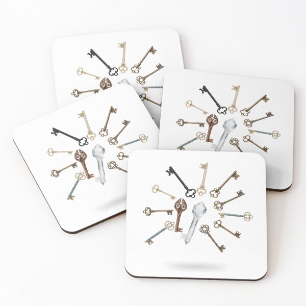 Item preview, Circle of Keys — Crystal & Vintage Skeleton Set designed and sold by VoidBloom Studio.