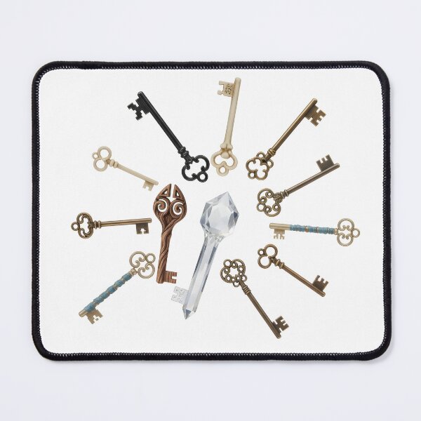 Item preview, Circle of Keys — Crystal & Vintage Skeleton Set designed and sold by VoidBloom Studio.