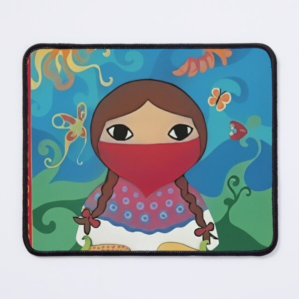 Item preview, Zapatista Woman Rebel Dignity designed and sold by ROJOCELESTEMX.