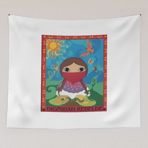 Item preview, Zapatista Woman Rebel Dignity designed and sold by ROJOCELESTEMX.