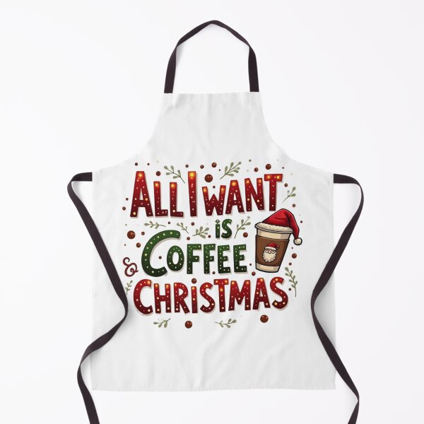 Item preview, All I Want Is Coffee & Christmas. Cozy Holiday Coffee Lover Quote Design designed and sold by Aarvya Fashion Club ( A.F.C ).