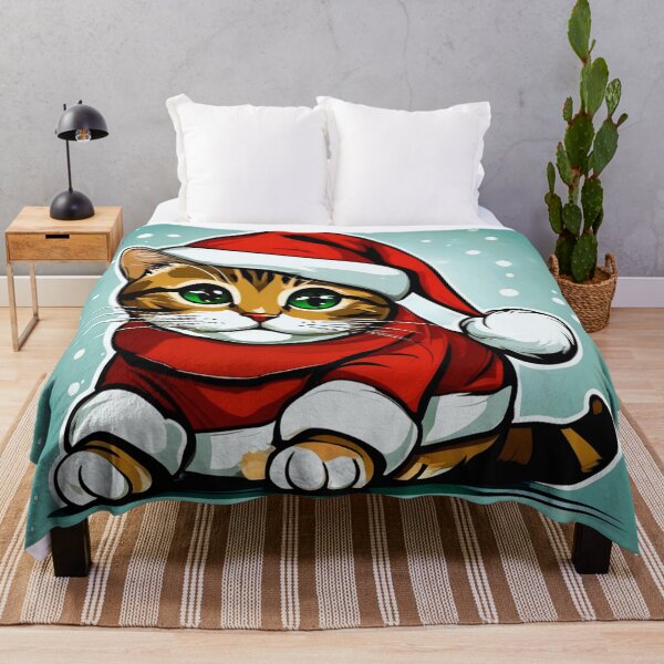Item preview, Cat as Santa designed and sold by Zofia Sosnecka.