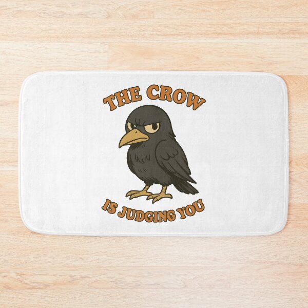 Item preview, The Crow Is Judging You – Funny Kawaii Crow Art, Cute Sarcastic Bird Design designed and sold by OsasChild.
