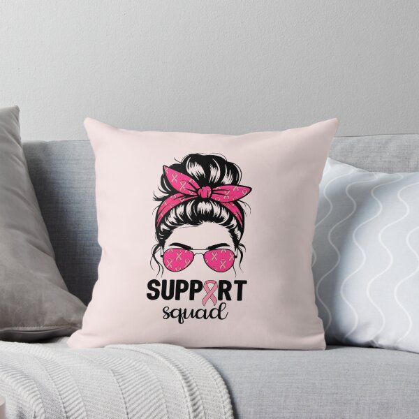 Item preview, Breast Cancer Awareness - Support Squad Messy Bun I designed and sold by Lemon Pepper.