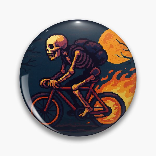 Item preview, Flaming Halloween Skeleton Ride designed and sold by I3ackSmall.