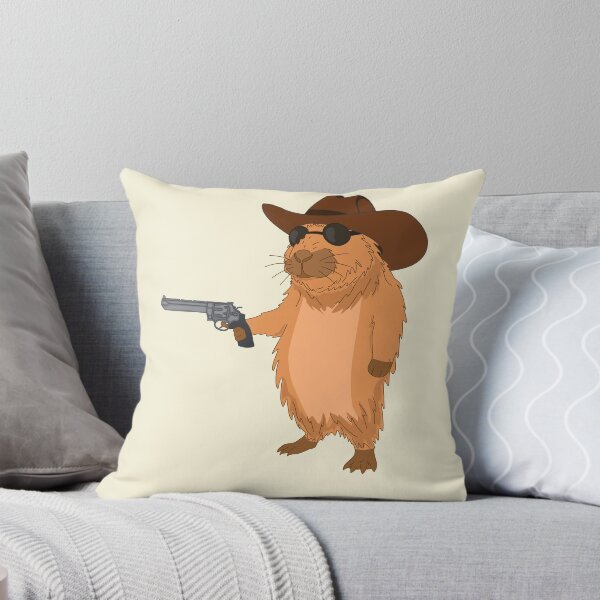 Item preview, Funny illustration of a capybara dressed as a cowboy designed and sold by AchtungStudio.