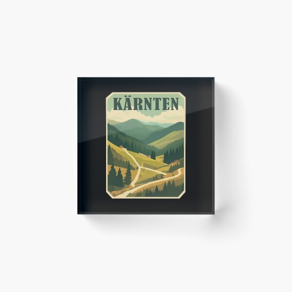 Item preview, Carinthia retro motif designed and sold by blankshirt.