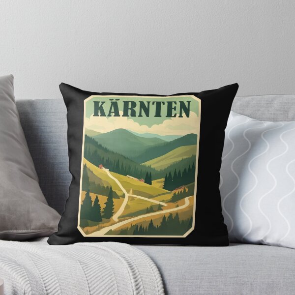 Item preview, Carinthia retro motif designed and sold by blankshirt.
