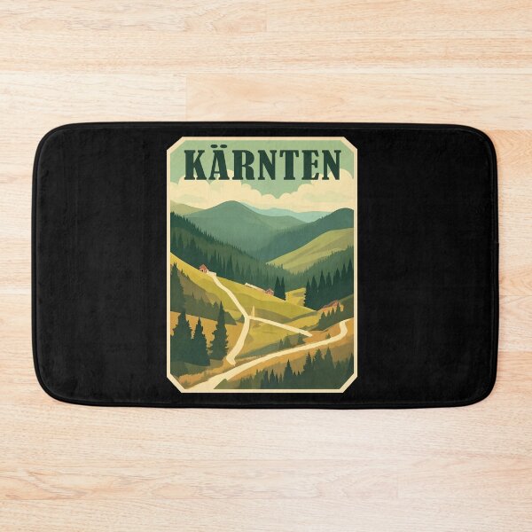 Item preview, Carinthia retro motif designed and sold by blankshirt.