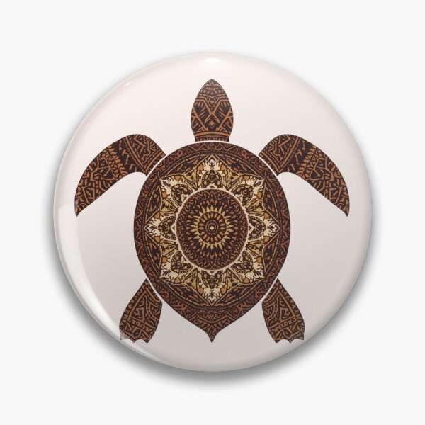 Item preview, Tribal Earth Turtle – Geometric Animal Design with Sacred Patterns designed and sold by TheDreamAtelier.
