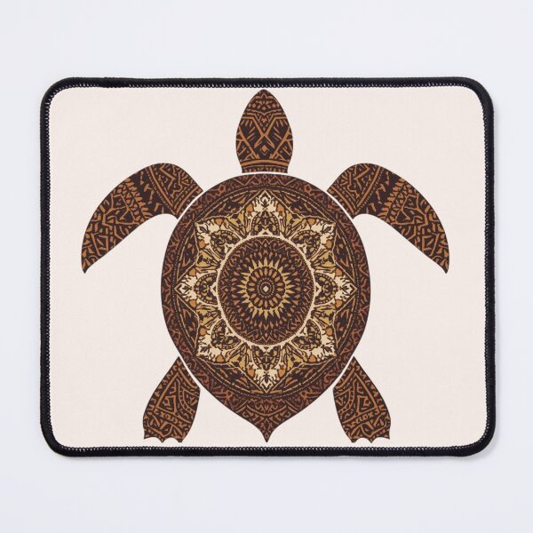Item preview, Tribal Earth Turtle – Geometric Animal Design with Sacred Patterns designed and sold by TheDreamAtelier.