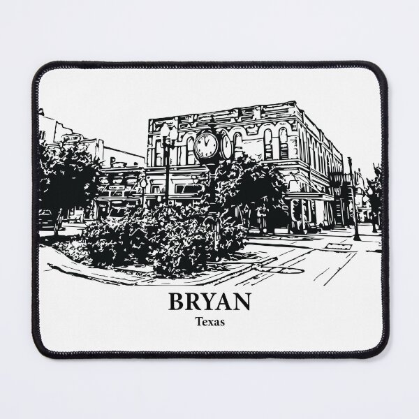 Item preview, Bryan - Texas designed and sold by Lakeric Cityscapes.