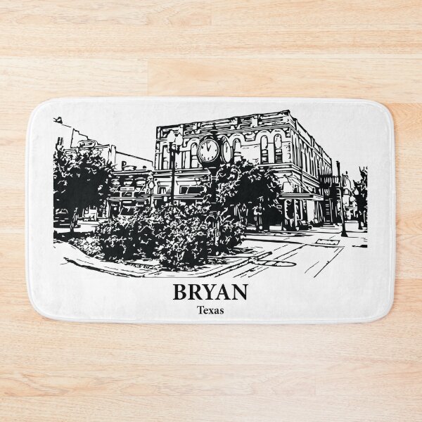 Item preview, Bryan - Texas designed and sold by Lakeric Cityscapes.
