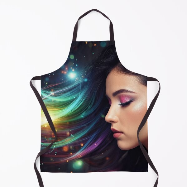 Item preview, Ethereal Woman with a Wave of Cosmic Light designed and sold by RAINBOWGLASS.
