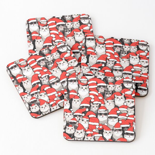 Item preview, Cat as Santa designed and sold by Zofia Sosnecka.
