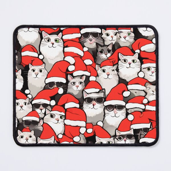 Item preview, Cat as Santa designed and sold by Zofia Sosnecka.