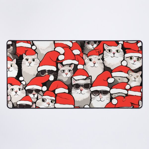 Item preview, Cat as Santa designed and sold by Zofia Sosnecka.