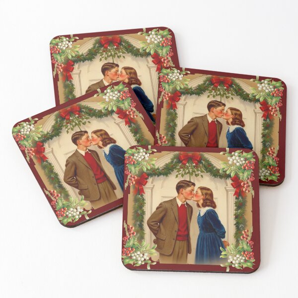 Item preview, Christmas First Kiss designed and sold by KTDesigns321.