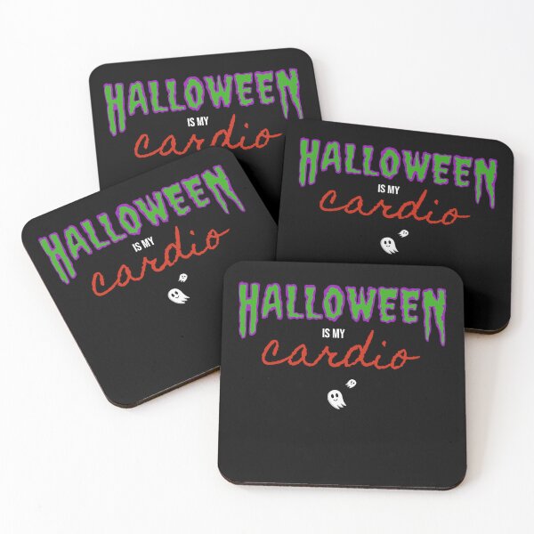 Item preview,  Halloween Is My Cardio – Funny Ghost Fitness Design DARK COLORS designed and sold by CARPIO Creations.