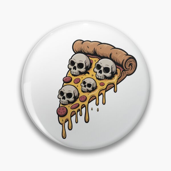 Item preview, pizza skull designed and sold by jkrphoto.
