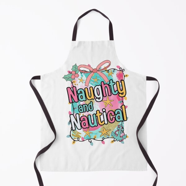 Item preview, Naughty and Nautical Christmas Beach Design | Funny Tropical Holiday Graphic designed and sold by Sun Sand & Sea Art.